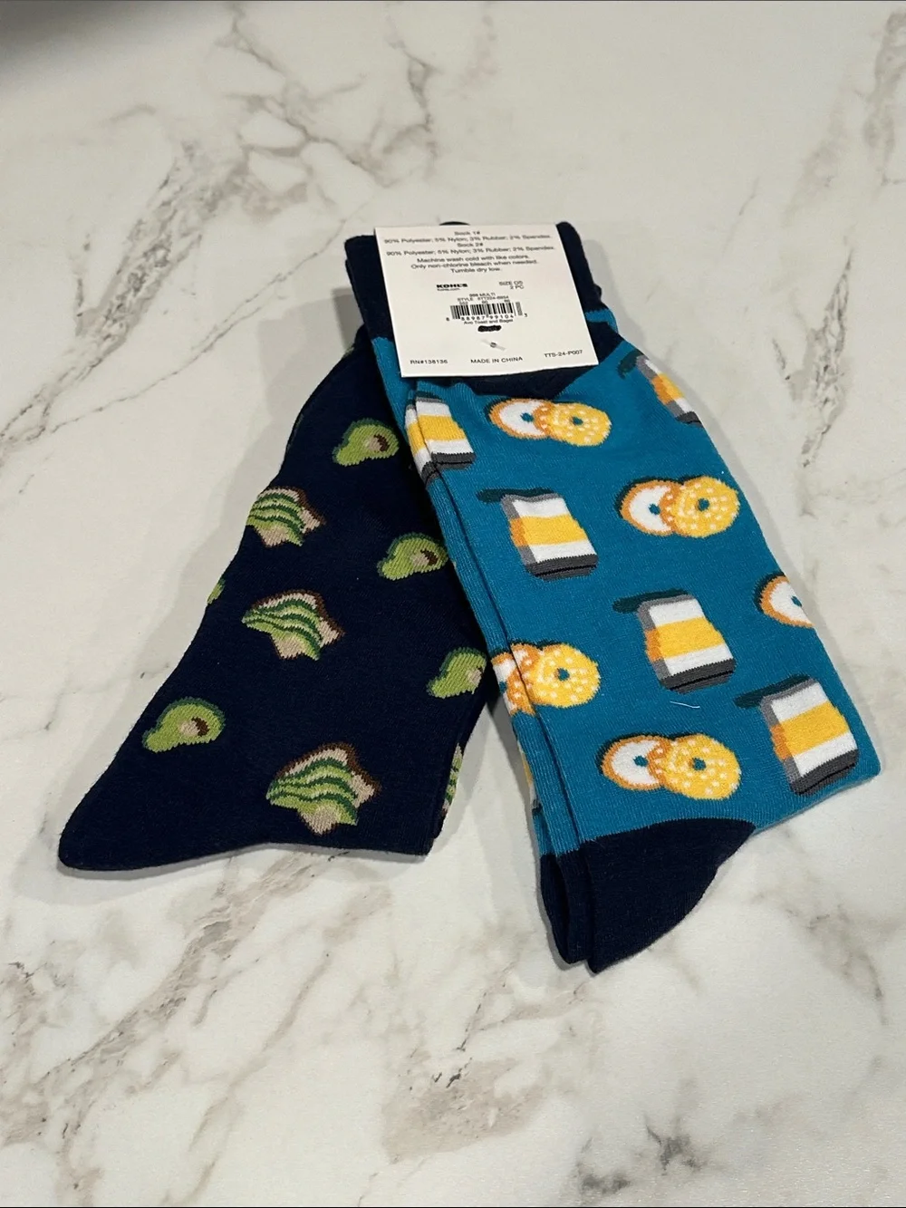 Twisted Toes mens packaging